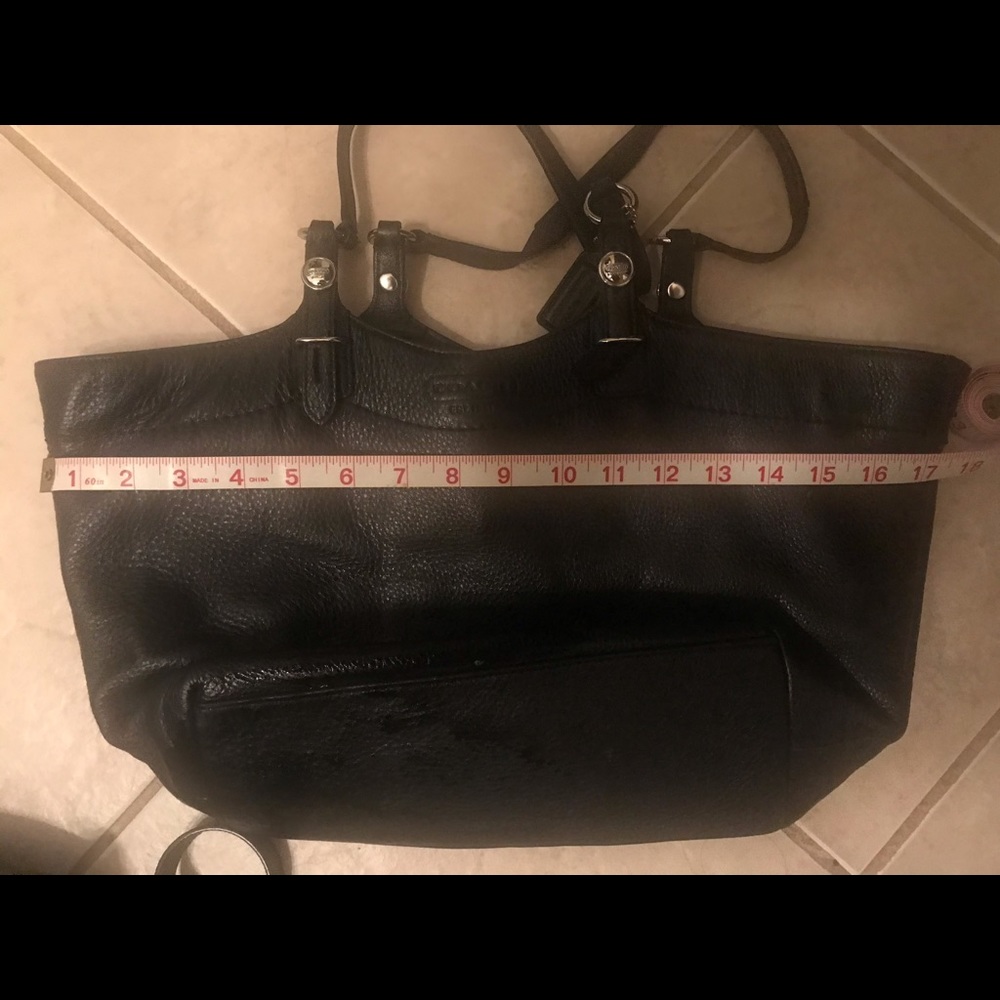 Leather Coach Handbag